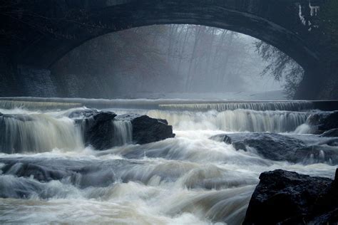 Waterfall and mist Photograph by Rob Sanders | Fine Art America