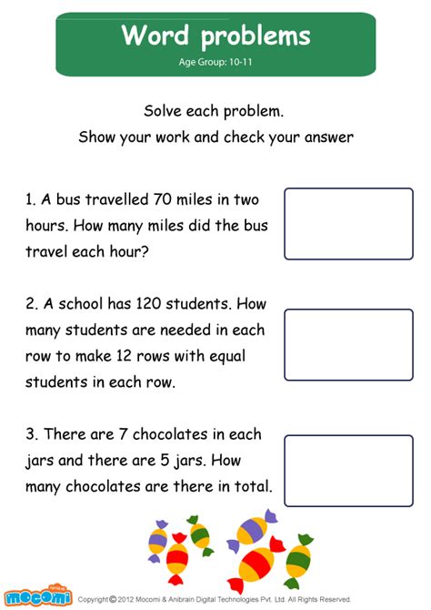 Word Problems Worksheet - Mocomi for Kids | Mocomi | Word problems ...