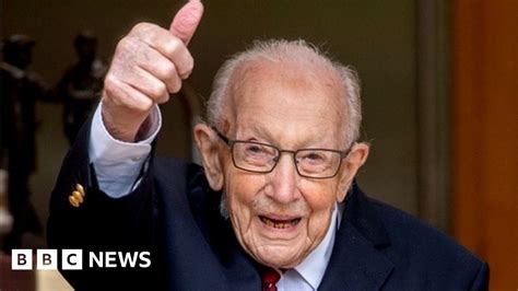 Live coverage: Captain Tom Moore's 100th birthday - BBC News