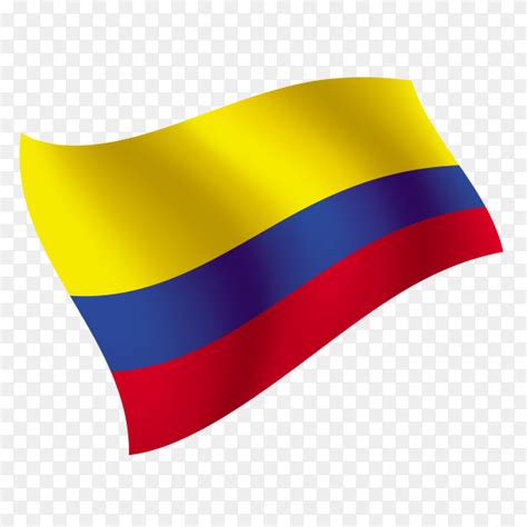 Colombia Flag Waving Vector On Transparent Background Png Similar Png ...