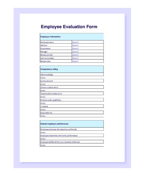 Employee Evaluation Template and Guide [Free Download] - AIHR