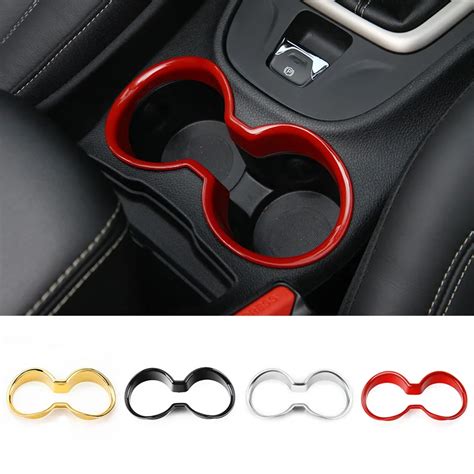 SHINEKA Car Styling Cup Holder Decorative Cover Frame for Cherokee 14 16 High Quality Car ...