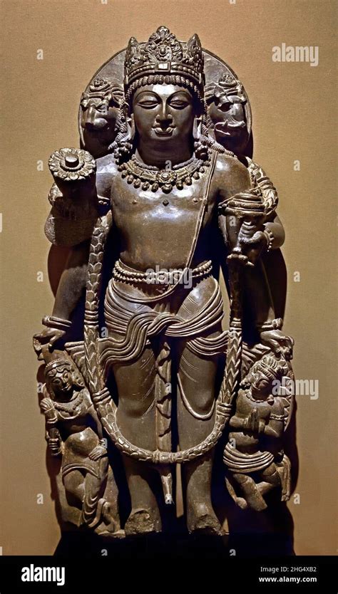 Vaikuntha, Vishnu - Four Faced Vishnu, man, lion, boar ( the fourth ...