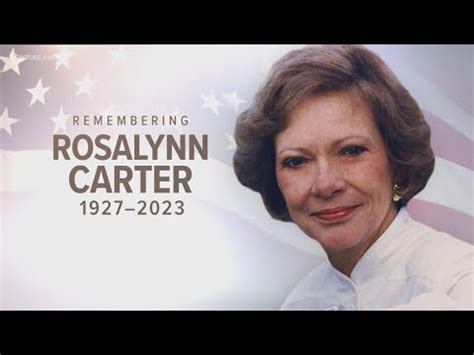 Former US First Lady Rosalynn Carter dies at 96, funeral details ...