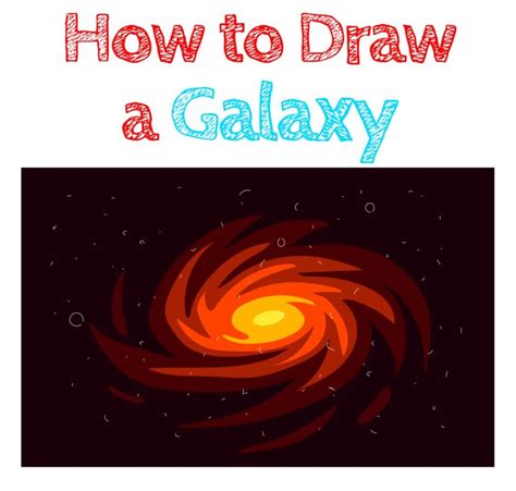 How to Draw a Galaxy - How to Draw Easy