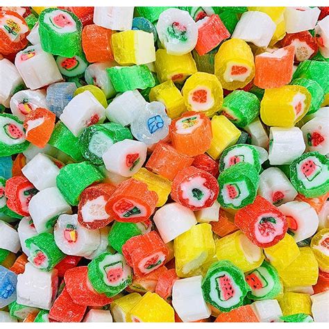 Christmas Cut Rock Hard Candy | Seasonal Bulk Unwrapped Retro Candy | 3 ...