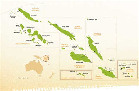 Solomon Islands Map – Solomon Islands Tourism