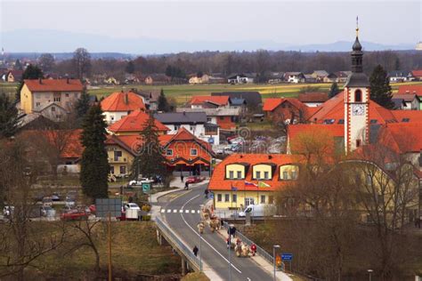 Videm Near Ptuj, Slovenia editorial photography. Image of town - 141411942