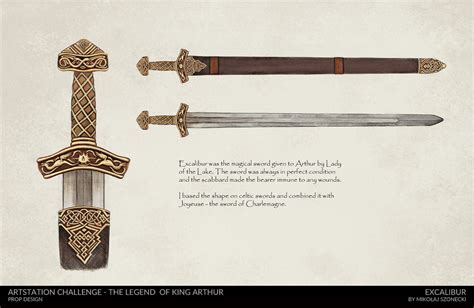 Artstation Challenge - Excalibur by mszsz on DeviantArt