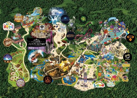 Alton Towers Map Uk - Emma Norina