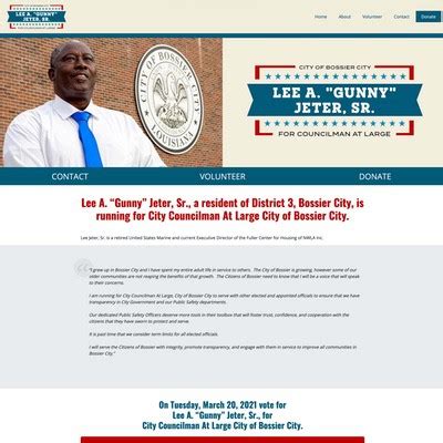 Campaign Website Design for Alderman Candidates