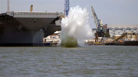 Watch the Navy's new supercarrier hurl sleds with its new catapult ...