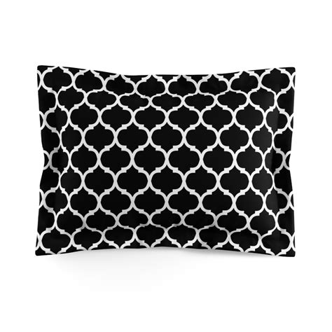 Standard and King Size Black n White Moroccan Pillow Shams – TheDecorMart