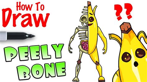 How to Draw Peely Bone | Fortnite - YouTube