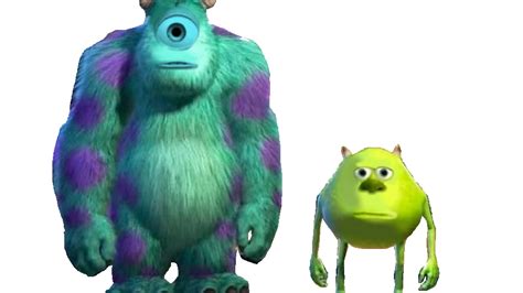 Mike and Sulley Face-Swap [TRANSPARENT] by EricSonic18 on DeviantArt