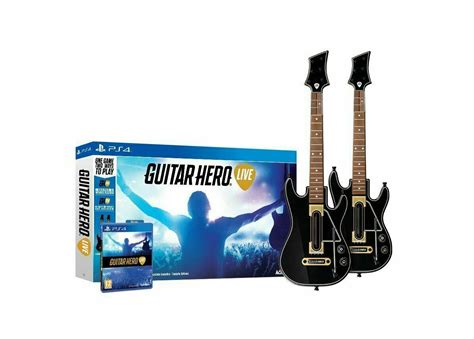 Brand New 2x Ps4 Ps5 Playstation 4 / 5 Guitar Hero Live Bundle Guitars + Dongles + Game ...