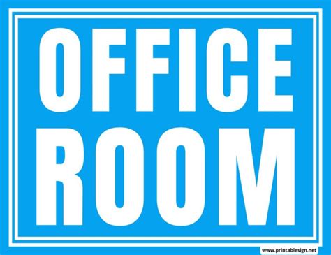 Office Room Sign | FREE Download