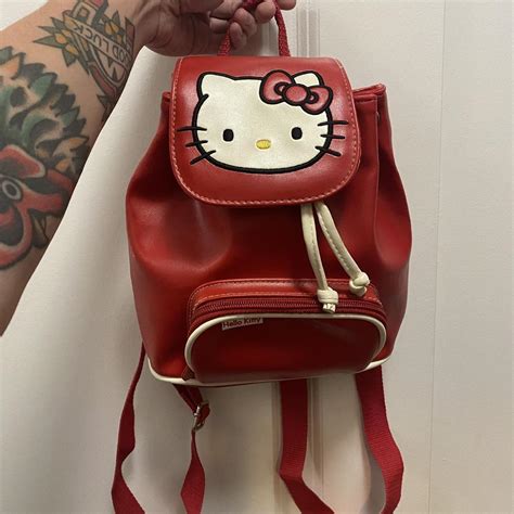 adorable hello kitty mini backpack! has some clear... - Depop