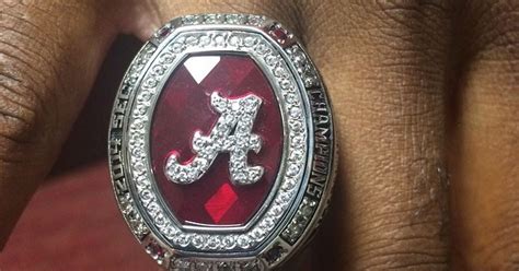 Alabama players receive '14 SEC Championship rings