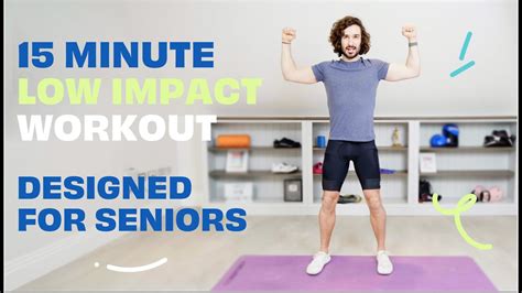 *NEW* 15 Minute Low Impact Workout for Seniors | The Body Coach TV - YouTube