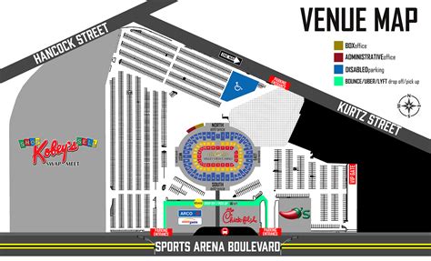 Ball Arena Parking Lot Map