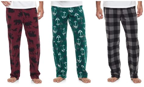 Kohl's | Men's Microfleece Lounge Pants as low as $4.52 per Pair!