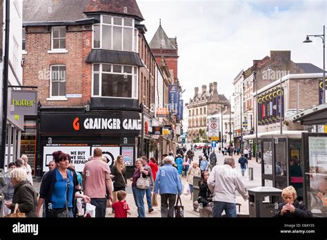 The town centre of Darlington , County Durham , England , Britain , Uk Stock Photo - Alamy