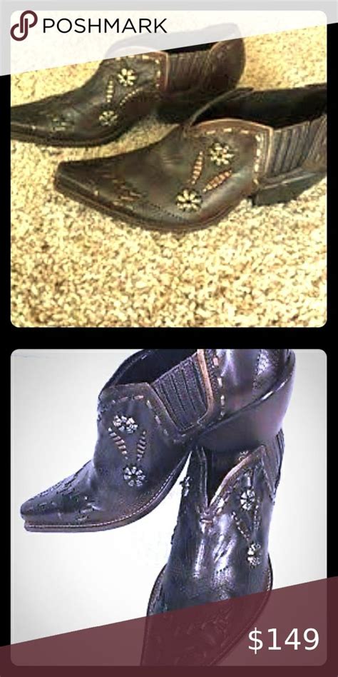 BCBG Ankle Boots - Brown and Metallic