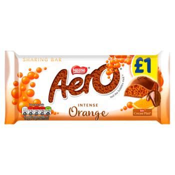 Aero Orange Chocolate Sharing Bar 90g PMP £1 - From ONE O ONE SARACEN ...