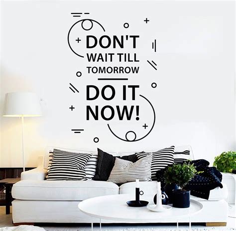 Vinyl Wall Decal Motivation Quote Inspire Room Stickers Mural Unique G — Wallstickers4you