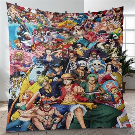 One Piece All Characters Fan Gift, One Piece All Characters Quilt Blan - DESIGN-TREND