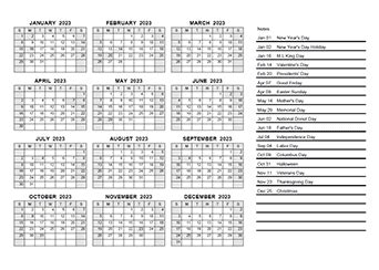 Calendarlabs 2023 Printable | FREE Printable Online