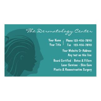 Dermatology Business Cards & Templates | Zazzle