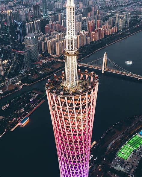 BEAUTIFUL DESTINATIONS on Instagram: “After sunset, the Canton Tower ...