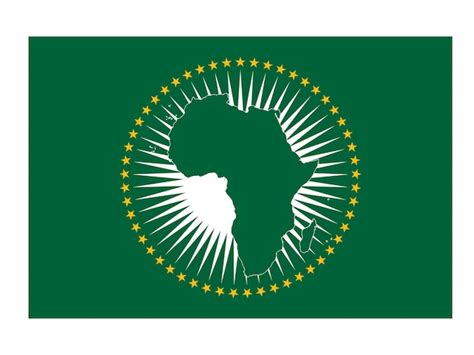 Premium Vector | African union flag world flag icon official national flag International flag