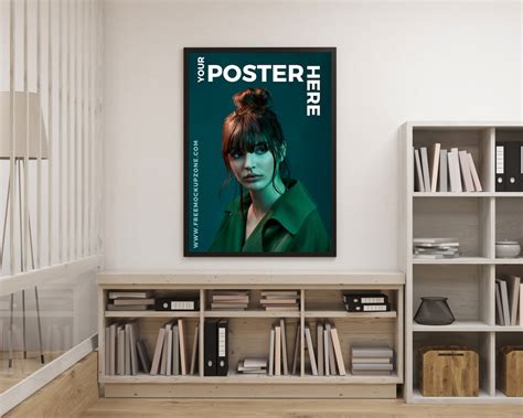 Free Creative Interior Poster Mockup For DesignersFree Mockup Zone