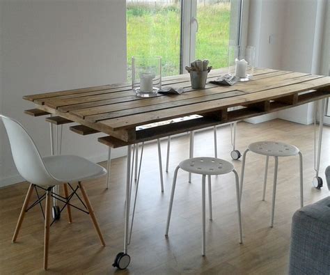 Diy Pallet Dining Table : 8 Steps - Instructables