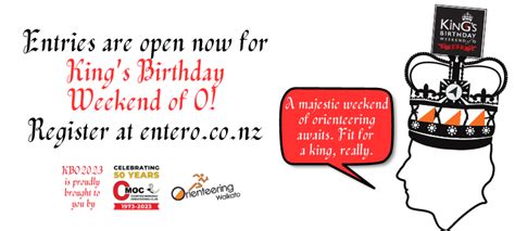 Entries are open for King’s Birthday Weekend of O 2023! - CMOC