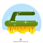 Scrub brush vector illustration | Public domain vectors