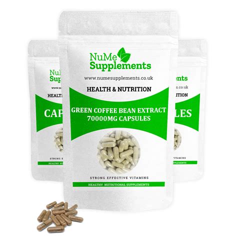 Green Coffee Bean Extract Capsules – Weight Loss – Nutritional ...