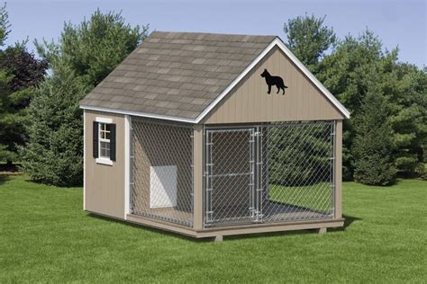 Dog Kennel - Wood - Amish Backyard Structures