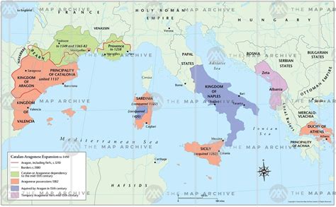 The Crown of Aragon (12th-15th century) : r/MapPorn