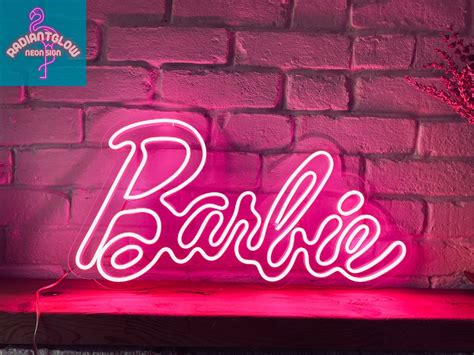 Barbie Neon Sign / Personalized Design Neon / Kids Room Neon - Etsy