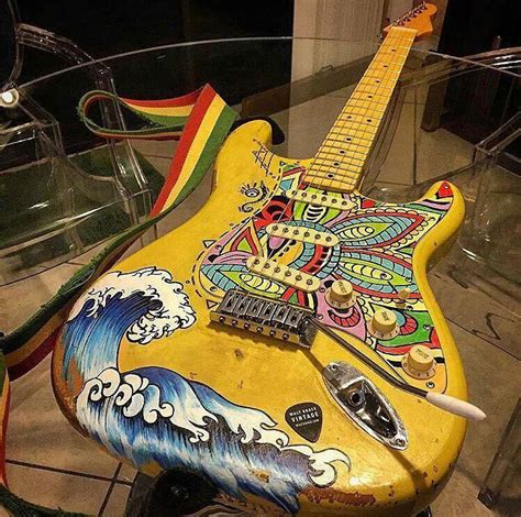 Perfect stratocaster guitar .. 3813 #stratocasterguitar | Guitar artwork, Guitar painting ...