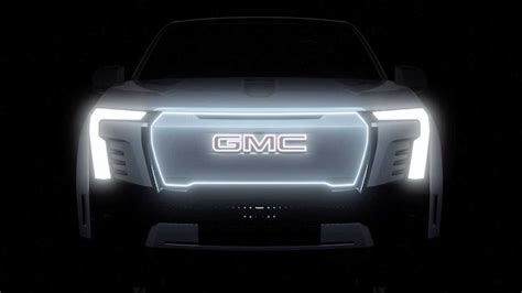 GMC Teases Sierra Denali Electric Pickup, Will Reveal It In 2022