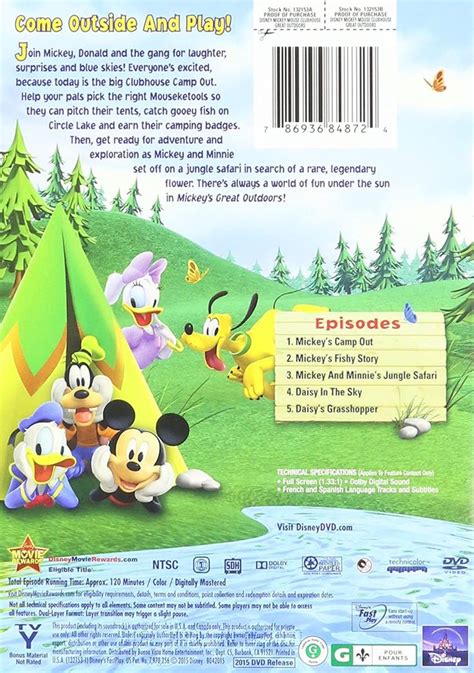 Mickey Mouse Clubhouse: Mickey's Great Outdoors [Region 1] | Mickey ...