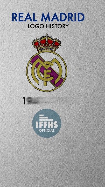 REAL MADRID logo history #realmadrid #logohistory #iffhs - YouTube