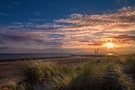 beach, Sky, Sunset, Sun, Trees, Lake, Clouds, Colour, Color, Sea ...