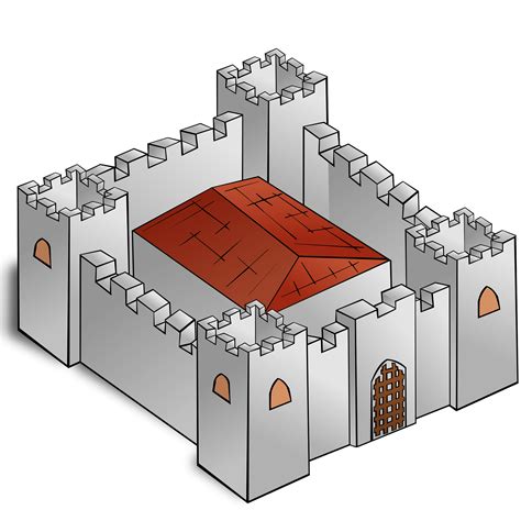 Fortress - Clipart - Fort Cartoon - Free Transparent PNG Clipart - Clip ...