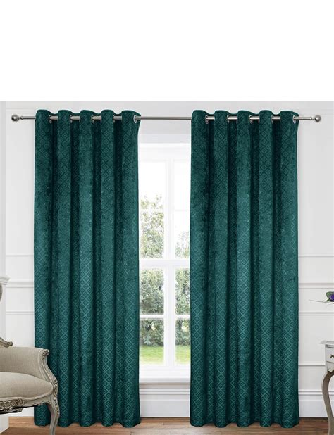 Alto Cut Velvet Eyelet Curtains | Chums